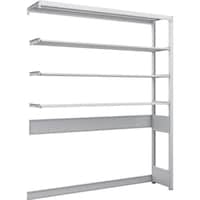 トラスコ中山 TRUSCO スチールラック K1型抗菌塗装高密度収納棚 下段開放型 H1900XW1550XD325 4段 連結型