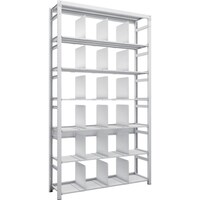 トラスコ中山 TRUSCO スチールラック K1型抗菌塗装高密度収納棚 H2200XW1250XD325 7段 移動仕切18枚付 K17437P18 1台