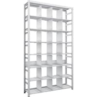 トラスコ中山 TRUSCO スチールラック K1型抗菌塗装高密度収納棚 H2200XW1250XD325 8段 移動仕切21枚付 K17438P21 1台