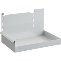 トラスコ中山 TRUSCO スチールラックK1型抗菌塗装高密度収納棚用 仕切りトレーW300XD475XH275 K1TR4C 1個