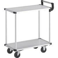 トラスコ中山 TRUSCO アルミ台車 アルパカート 省音 2段式片袖タイプ 700×360mm AL220736 1台