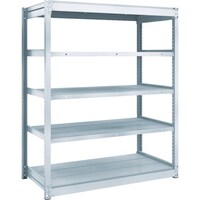 トラスコ中山 TRUSCO TUG型軽量ボルトレス棚 100kg 単体型 1240×624×H1500 5段 TUG10054L5 1台