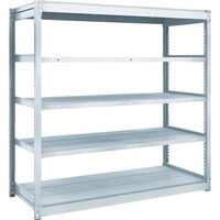 トラスコ中山 TRUSCO TUG型軽量ボルトレス棚 100kg 単体型 1540×624×H1500 5段 TUG10055L5 1台