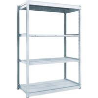 トラスコ中山 TRUSCO TUG型軽量棚100kg単体 1240X624XH1800 4段 TUG10064L4 1台