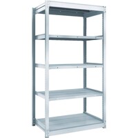 トラスコ中山 TRUSCO TUG型軽量ボルトレス棚 100kg 単体型 940×624×H1800 5段 TUG10063L5 1台