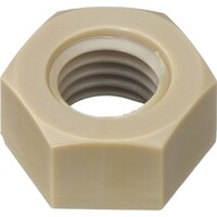 日本ケミカルスクリュ ケミカルスクリュー ポリエーテルエーテルケトン 六角ナット M6 (100個入) PEEKNTM6 1袋(100個)