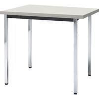 トラスコ中山 TRUSCO 会議用テーブル 900X900XH700 角脚 下棚無し ニューグレー TD0990NG 1台