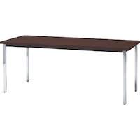 トラスコ中山 TRUSCO 会議用テーブル 1500X750XH700 角脚 下棚無し ローズ TD1575RO 1台