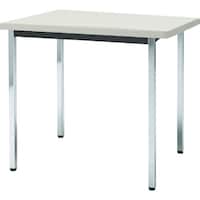 トラスコ中山 TRUSCO 会議用テーブル 900X900XH700 角脚 下棚無し ニューグレー TDS0990NG 1台