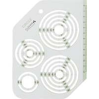 クロバー CLOVER ピーステンプレート円形 58002 1個