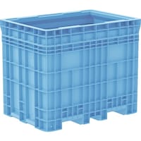 三甲 サンコー 超大型コンテナー 290008 ジャンボックス本体#1600ダンベ ライトブルー SK1600BL 1個