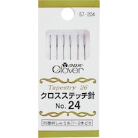 クロバー CLOVER クロスステッチ針 No.24 57204 1Pk(6本)