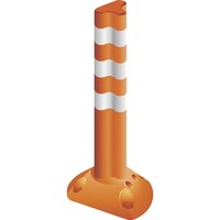 グリーンクロス グリーンクロス ポストフレックス スリムベースタイプ PFS800 オレンジ 6300003968 1本