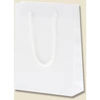 シモジマ HEIKO 手提げ紙袋 ブライトバッグ MM 白 10枚入り