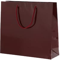 シモジマ HEIKO 手提げ紙袋 ブライトバッグ GM エンジ 10枚入り 006137902 1袋(10枚)