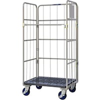 ワコーパレット ワコーパレット 床板プラスチック製カゴ車 875x650x1700 WKP87565 1台