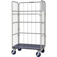 ワコーパレット ワコーパレット 床板プラスチック製カゴ車 1000×600×1700 WKP1060 1台