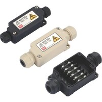 オーム電機 オーム電機 防水中継ボックス耐油黒