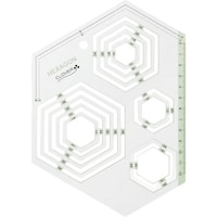 クロバー CLOVER ピーステンプレート六角形 57995 1個