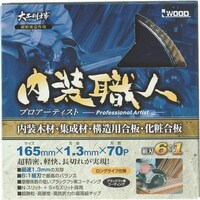 アイウッド IWOOD チップソー 大工の仕事 内装職人 Φ125 99144 1枚