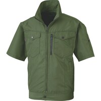 ビッグボーンシ bigborn 空調風神服 半袖ジャケットディープグリーン6Lサイズ BK6078S476L 1着