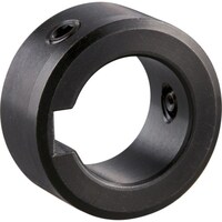 岩田製作所 IWATA セットカラー キー溝付 黒染め SC2518CK 1個