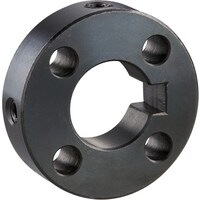 岩田製作所 IWATA セットカラー キー溝付4穴 黒染め