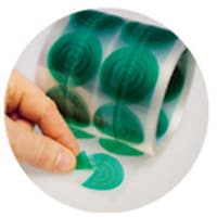 岩田製作所 IWATA マスキングシール(丸/目印・ラップタブ付)10枚入 ERD45P 1袋(10枚)