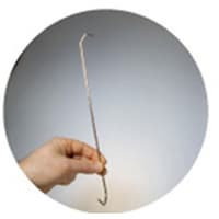 岩田製作所 IWATA スタンダードフック 鉄(角曲げ)(100本入) 120X2.090DVX2P 1袋(100本)