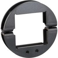 岩田製作所 IWATA 角シャフト用 2ネジ穴付 黒染め BS25CN2 1個