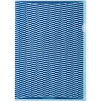 ヒサゴ HISAGO トリック!クリアフォルダ ブルー A4