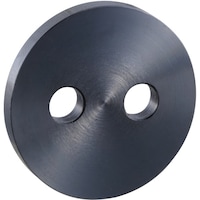 岩田製作所 IWATA エンドプレート 2穴 黒染め EPB5008 1個