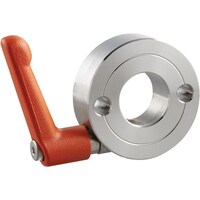 岩田製作所 IWATA クサビカラー 2穴 レバー付 SUS304