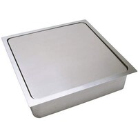 スガツネ工業 SUGATSUNE (210037894)ADKH028HL/ステンレス鋼製 ダンパー付屑入投入口 角型