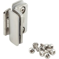 スガツネ工業 SUGATSUNE (170022759)334GG51N/キャッチ付ガラス蝶番 334GG51N 1個