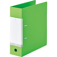 リヒトラブ LIHIT D型リングファイル(750枚収納) 黄緑 A4