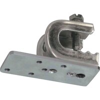 ヒナカS/S HINAKA “レクト30”レール用クランプ付ブラケットベースS(スチール製)