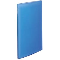 リヒトラブ LIHIT 透明クリヤーブック 20P ブルー A2