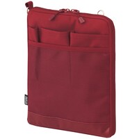 リヒトラブ LIHIT バッグインバッグ(タテ型) レッド A5 A76823 1個