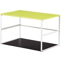 リヒトラブ LIHIT 机下台 黄緑