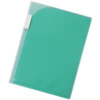 リヒトラブ LIHIT 4ポケットホルダー 緑 A4 F34117 1枚