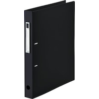 リヒトラブ LIHIT D型リングファイル<ツイストリング> ブラック A4