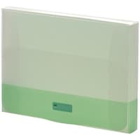 リヒトラブ LIHIT クラッチケース イエローグリーン A4