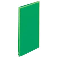 リヒトラブ LIHIT 透明クリヤーブック 20P イエローグリーン A4