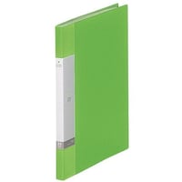 リヒトラブ LIHIT クリヤーブック 20P 黄緑 A4