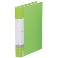 リヒトラブ LIHIT 名刺帳<ポケット交換タイプ> (500カード) 黄緑 A4