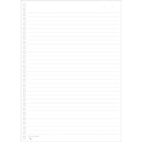 リヒトラブ LIHIT ツイストノート<専用リーフ・横罫A罫> (30枚入り) セミB5 N1600A 1組(30枚)