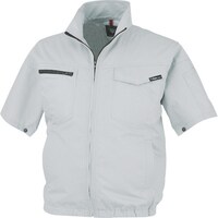 ジーベック XEBEC 空調服制電半袖ブルゾンXE9801322LL シルバーグレー
