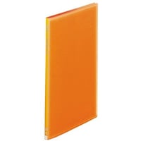リヒトラブ LIHIT 透明クリヤーブック 20P オレンジ A4