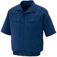アイトス アイトス 空調服用半袖ブルゾン(空調服TM) ネイビー 4L AZ29980084L 1着